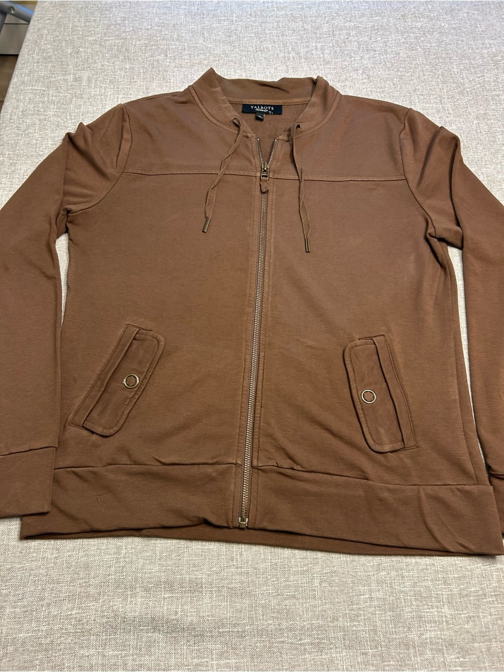 Talbots Zippered Sweatshirt